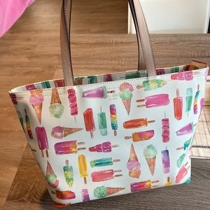 Rare Authentic Kate Spade Flavor of the Month Popsicle Ice cream Tote